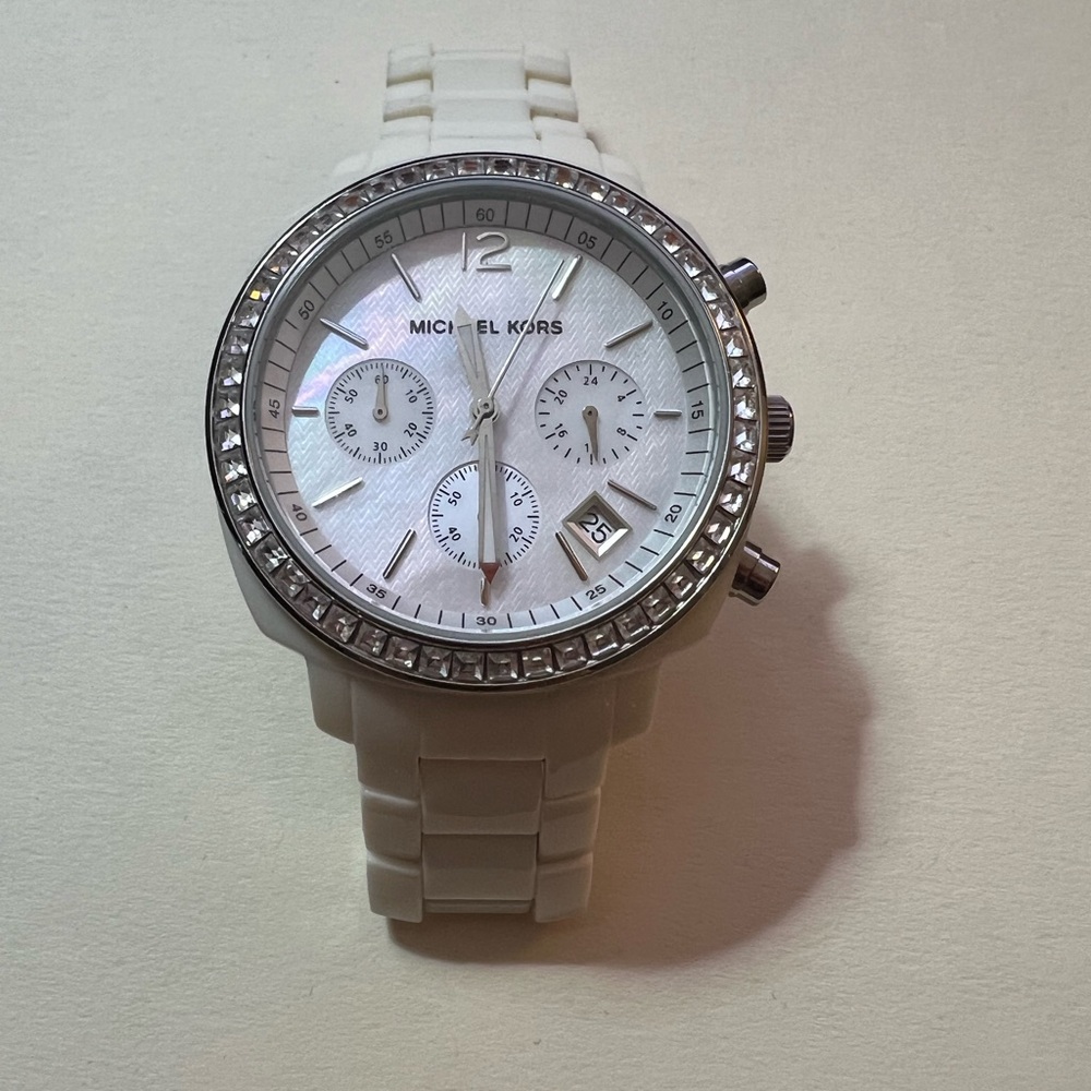 Michael Kors white watch